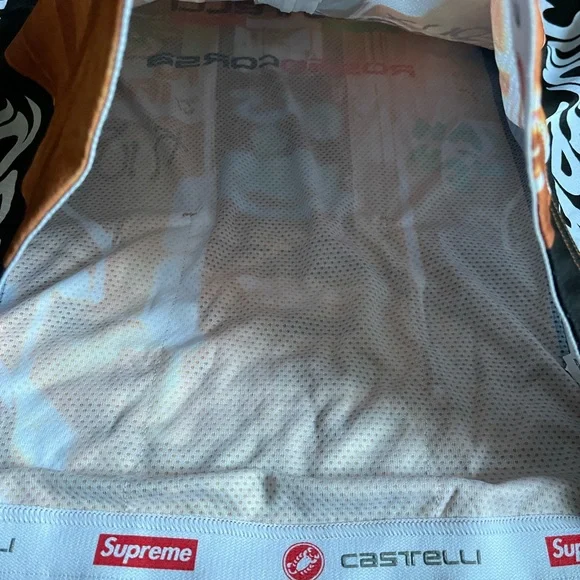 Supreme Castelli Cycling Jersey with Red and Brown Graffiti - Picture 3 of 5